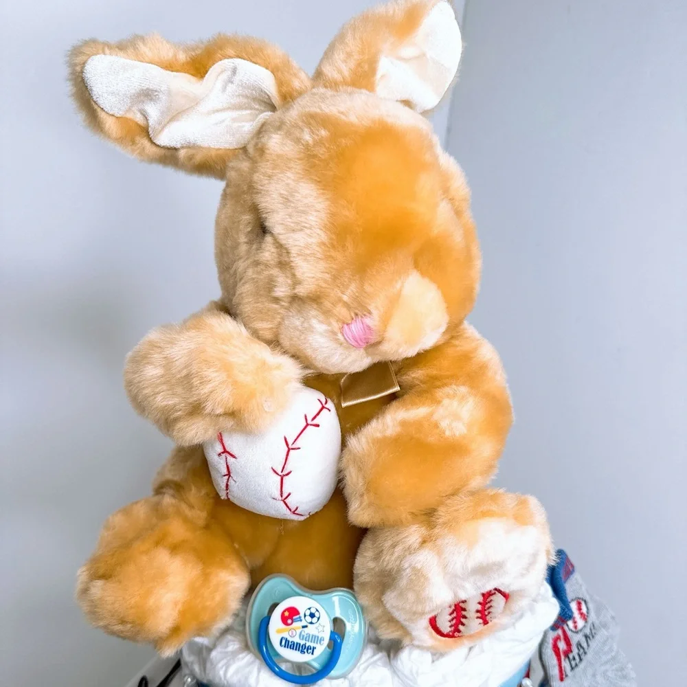Baseball Diaper Cake, Sport Baby Shower Gift